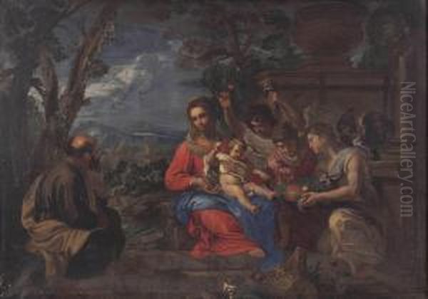 Adorazione Dei Pastori Oil Painting by Giovanni Battista Merano