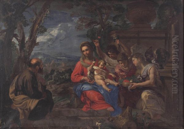 Nativita Oil Painting by Giovanni Battista Merano