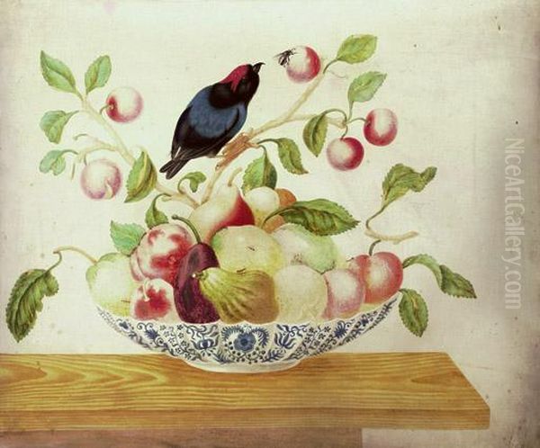 Still Life Oil Painting by Maria Sibylla Merian