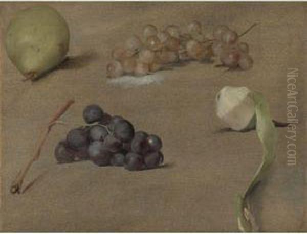 Studies Of Fruit Oil Painting by Luc-Olivier Merson