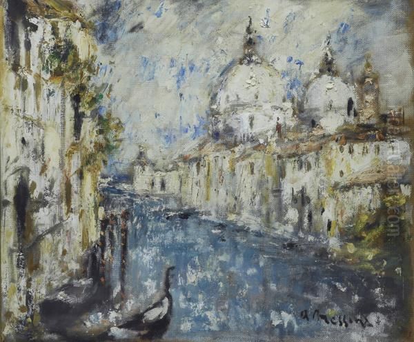 Venezia Oil Painting by A. Messina