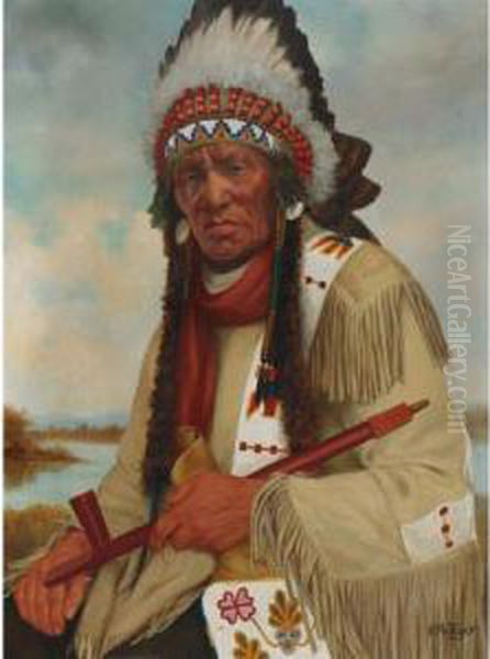 Chief Muskeg, File Hills Reserve by Henry Metzger