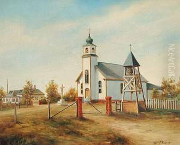 Untitled - Country Church by Henry Metzger