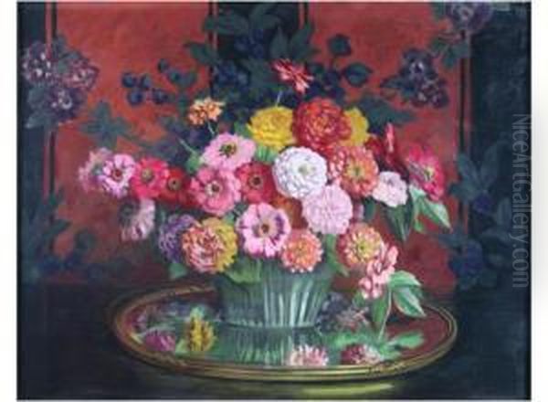 Still Life With Flowers by Georgette Meunier