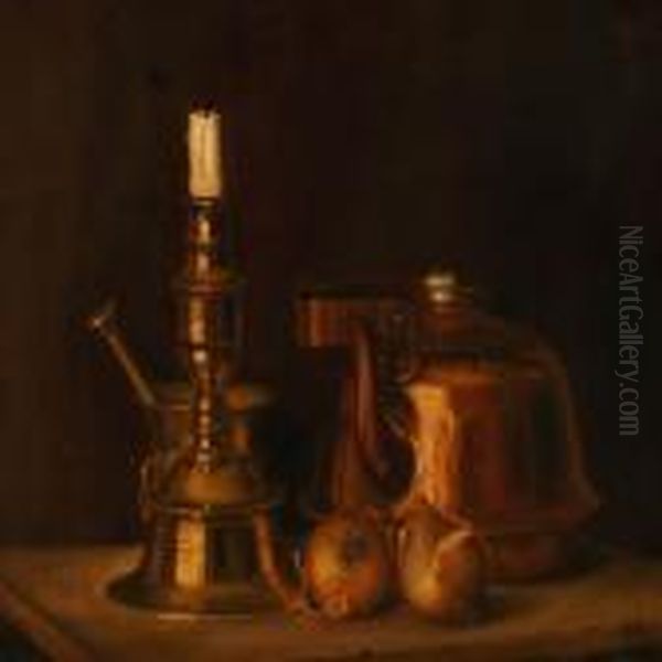 Still Life Oil Painting by Carl Vilhelm Meyer