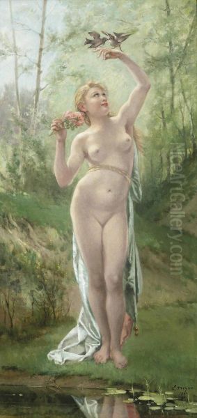 Venus Oil Painting by Emile Meyer