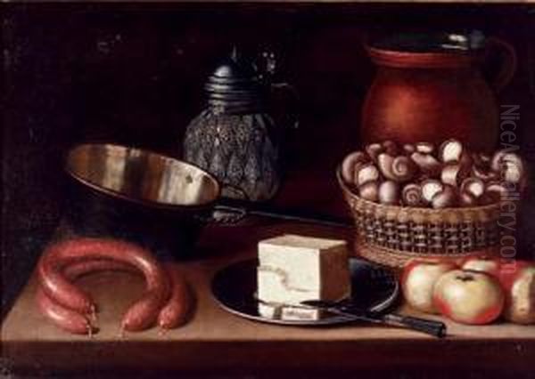 Still Life Oil Painting by Hans Georg Meyer