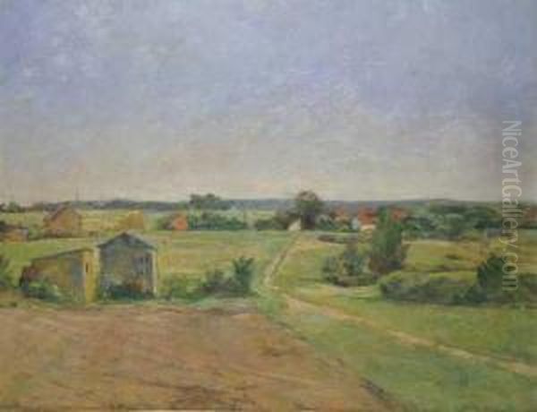 Landschaft Oil Painting by Johann Jakob Meyer