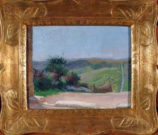 Campagna Romana Oil Painting by Giuseppe Micali