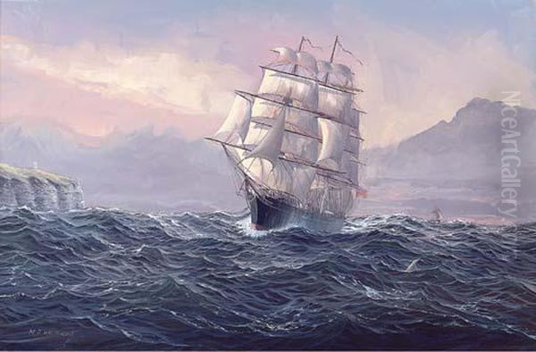 The 
Cutty Sark Oil Painting by Johann Jonas Michael