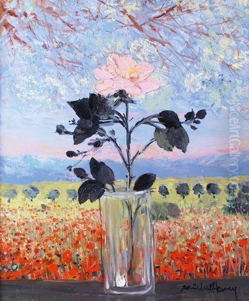 La Rose Parfumee Oil Painting by Michel-Henry