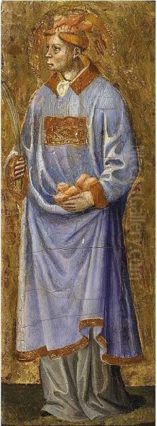 Saint Stephen Oil Painting by Michele Di Matteo Da Bologna