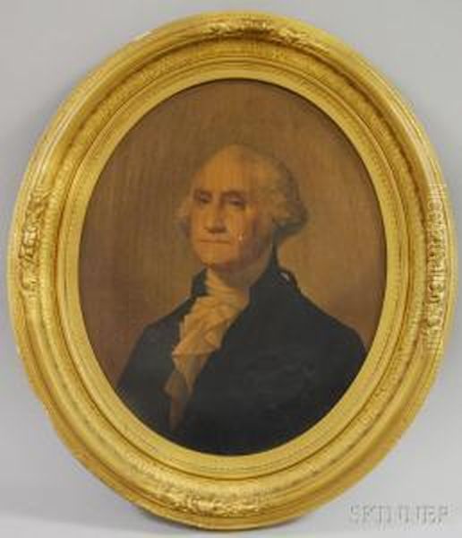 Portrait Of Georgewashington Oil Painting by Elija C. Middleton