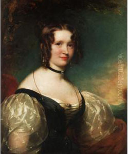 Portrait Of Fanny Mayor Oil Painting by James Godsell Middleton