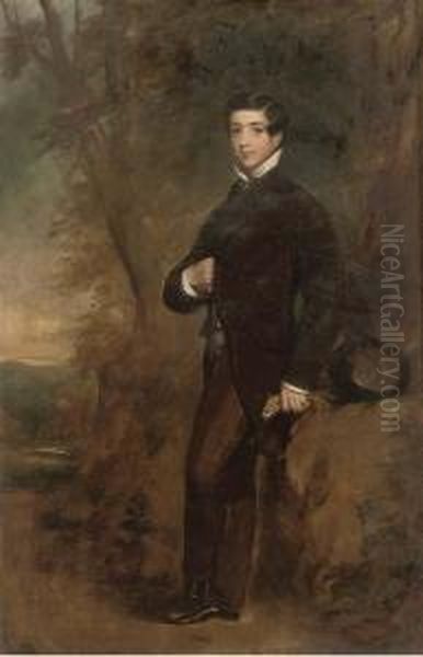 Portrait Of Thomas Edward Fairfax Oil Painting by James Godsell Middleton