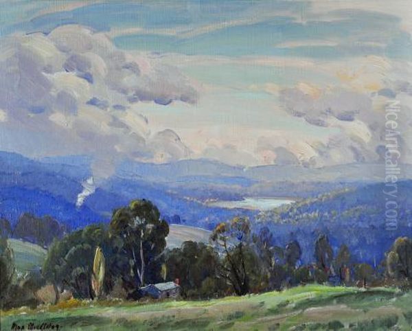 The Bush At Macedon Oil Painting by Max Middleton