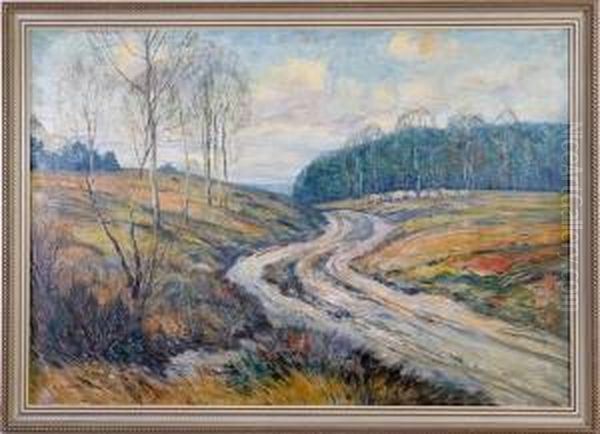 Landscape Oil Painting by Ernst Miesler