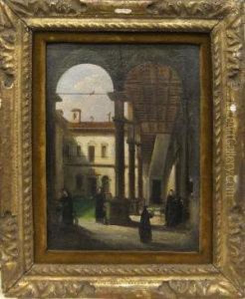 Convent Scene by Giovanni Migliara