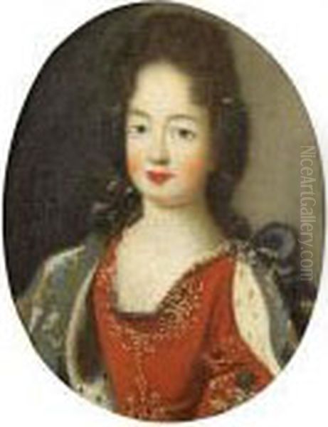 Ritratto Di Un'infanta Di Francia Oil Painting by Pierre Ii Mignard