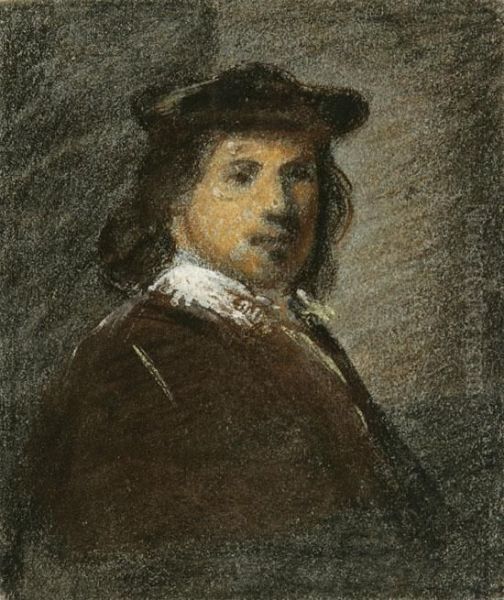 Portrait Of Rembrandt Oil Painting by Alfred Jacob Miller