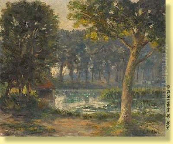 Foret De Cove Oil Painting by Jean-Charles Millet