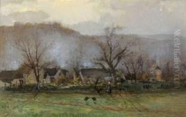 Paysages Dauphinois Oil Painting by Joseph Million