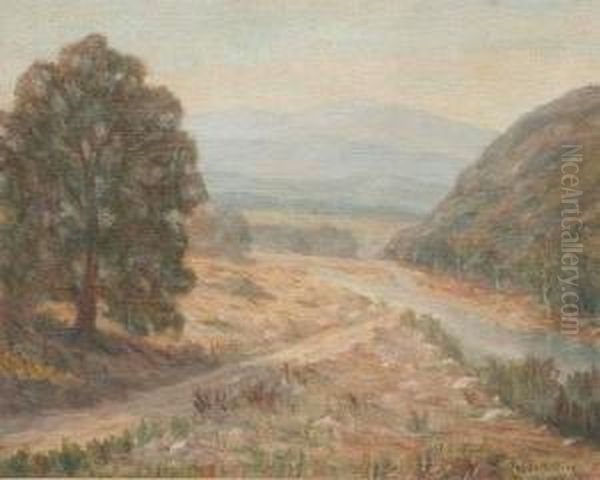 Miner Valley Landscape Painting Oil Painting by Frederick Miner