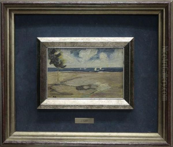 Playa Oil Painting by Joaquin Mir Trinxet