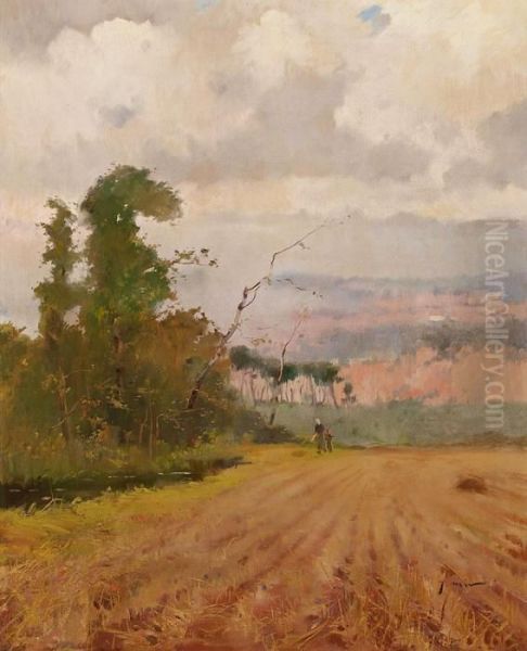 Paisaje Oil Painting by Joaquin Mir Trinxet