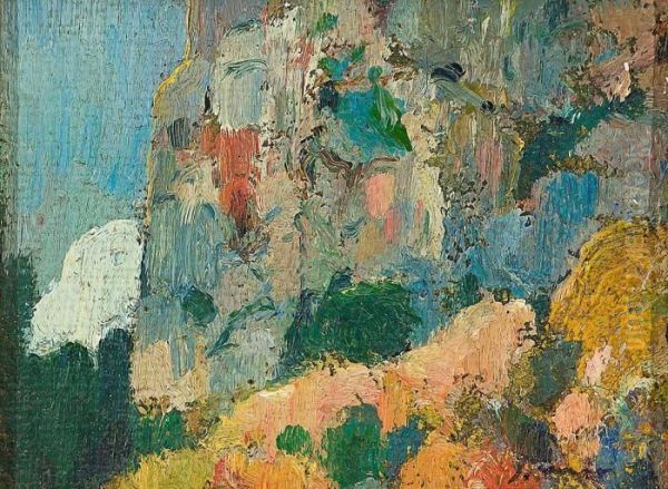 Sa Calobra, Mallorca Oil Painting by Joaquim Mir