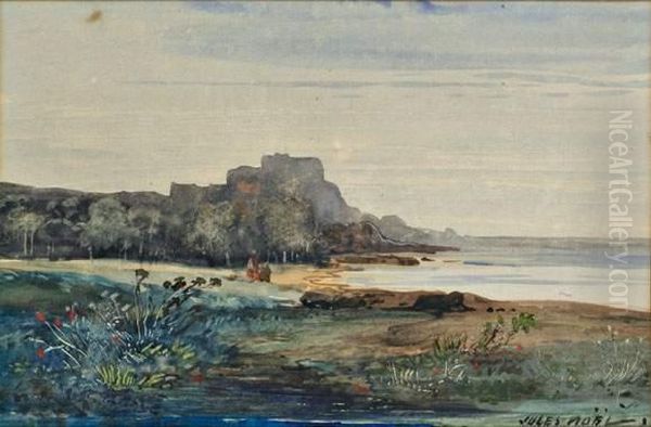 Paysage De Bord De Mer Oil Painting by Le Noel Jules Mire