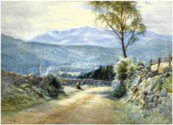 A View Of Balmoral Oil Painting by John Mitchell