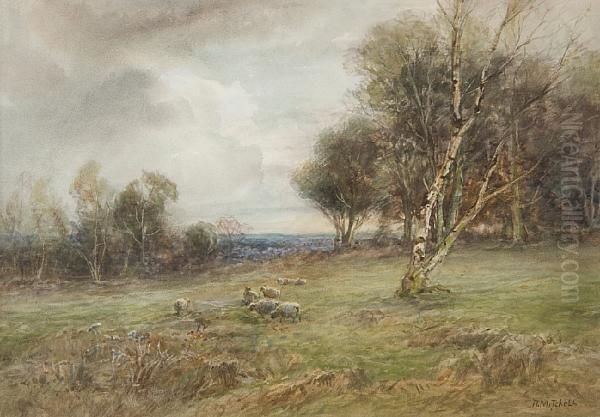 A Quiet Morning, Walton Heath, Surrey Oil Painting by Neil Mitchell