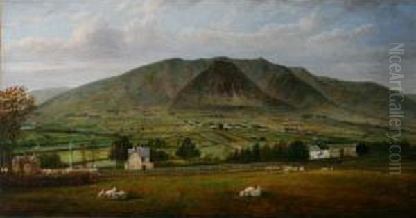 Threlkeld Oil Painting by William Mitchell Of Maryport