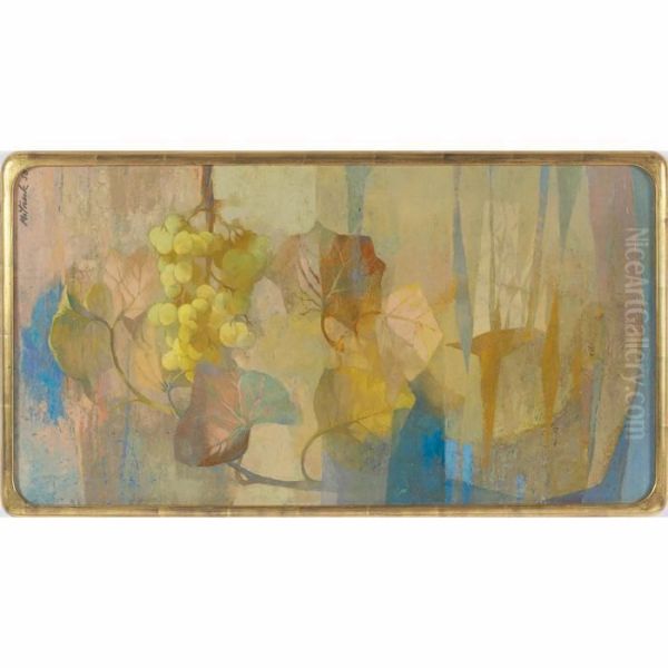 Abstract Still Life Oil Painting by Stanley Mitruk