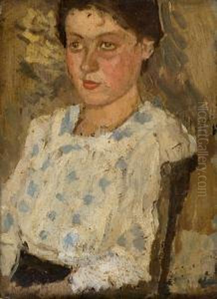 Ritratto Di Albertina Olfer Oil Painting by Amedeo Modigliani