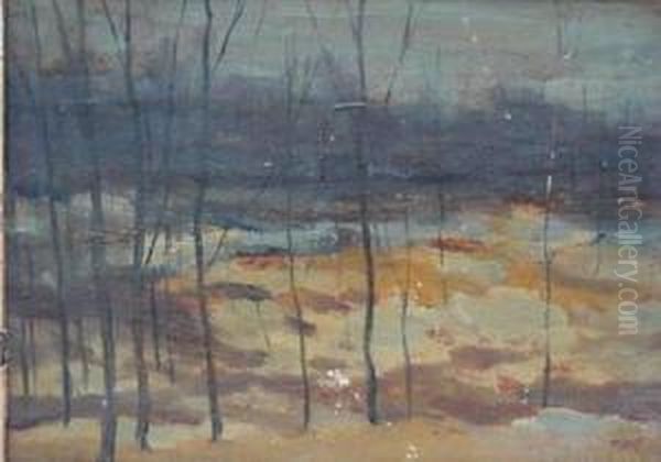 Winter Landscape by Abram Molarsky