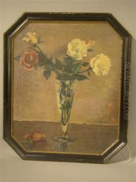 Still Life Oil Painting by Maurice, Morris Molarsky