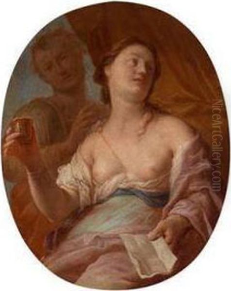 Sophonisba Empfangt Den Giftbecher Oil Painting by Antonio Molinari