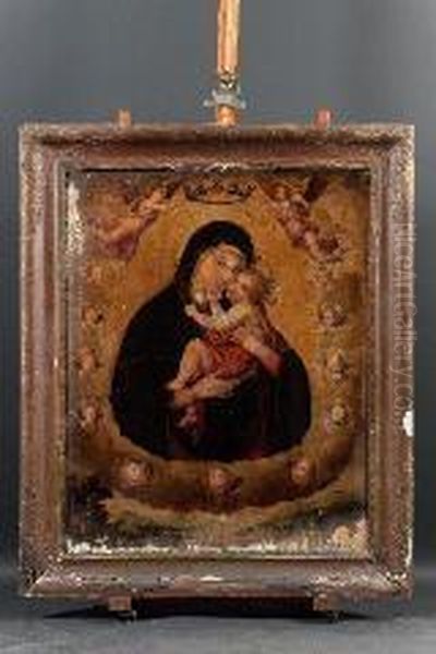 Madonna Del Carmine Oil Painting by Giovanni Antonio Molineri