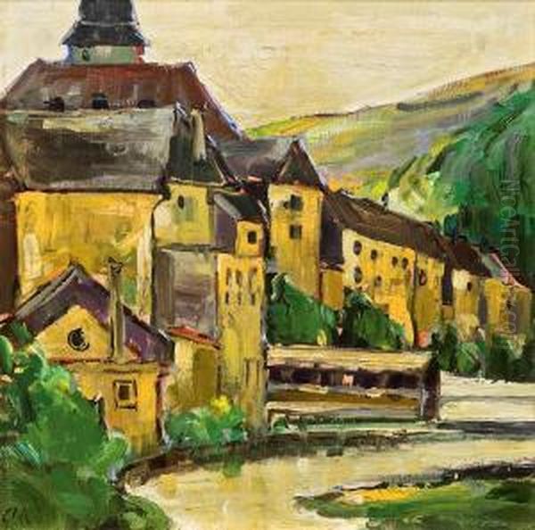 Waidhofen An Der Ybbs Oil Painting by Carl Moll