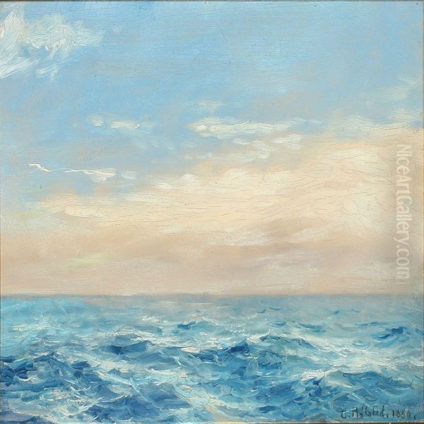 Seascape Oil Painting by Christian Molsted