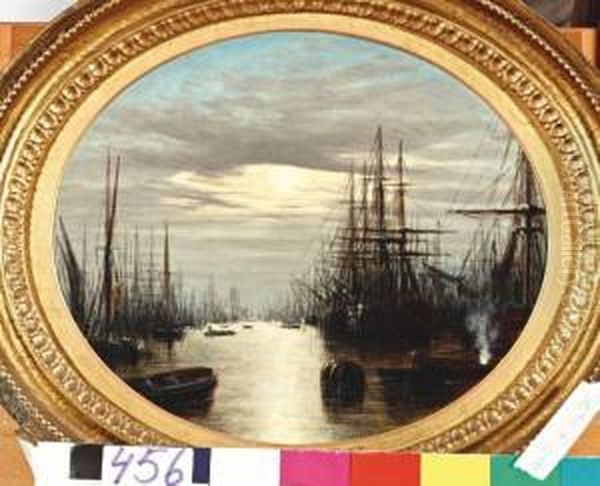 Ochtend In De Haven, Londen Oil Painting by Francis Maltino