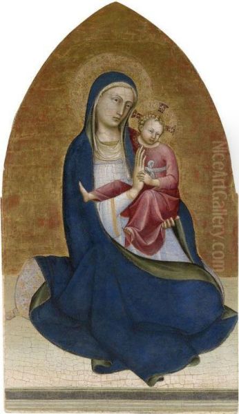 Madonna Of Humility Oil Painting by Lorenzo Monaco