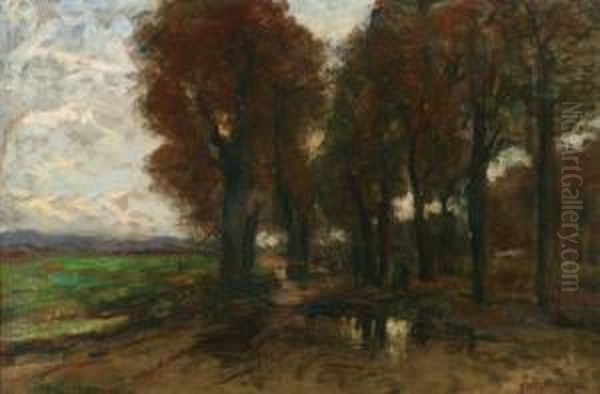 Aan De Loolaan Bij Voorburg Oil Painting by Frits Mondriaan