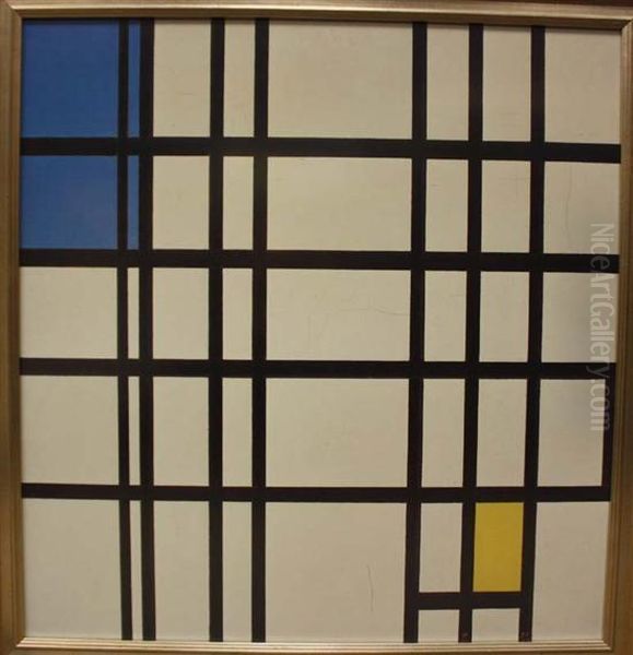 Rhytmus Oil Painting by Piet Mondrian