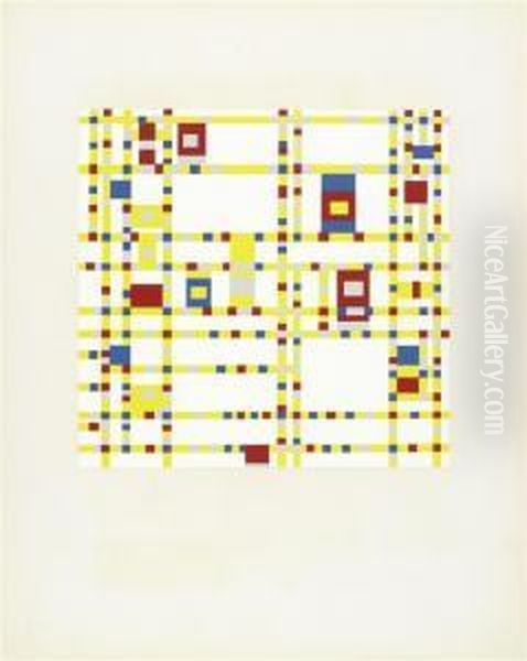 Mondrian Oil Painting by Piet Mondrian