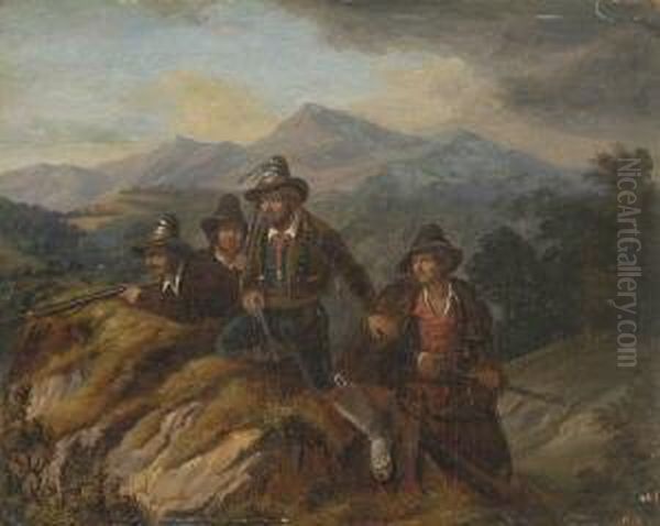 Tiroler Freiheitskampfer. Oil Painting by The Brunswick Monogrammist