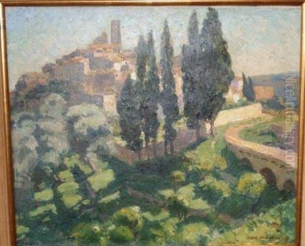 Paysage Du Var Oil Painting by Henri Montassier