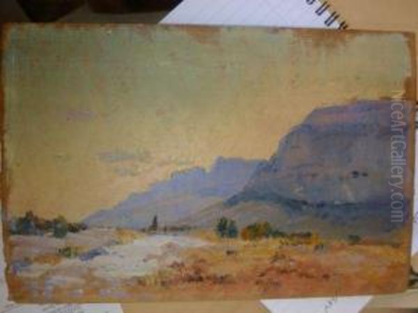 Paysage Marocain. Oil Painting by Frederic Montenard